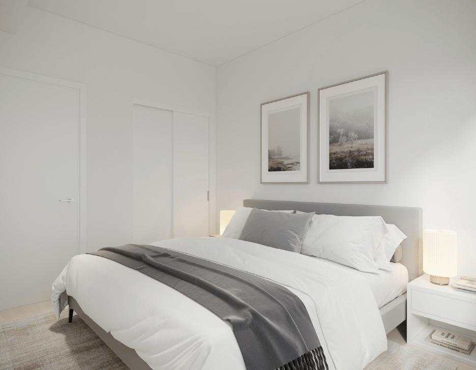 Secondary bedroom of a Two Bedroom Suite at Martin Grove slider-img